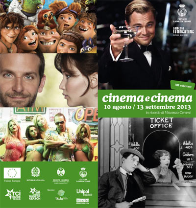 "Cinema e Cinema"  XII edizione a Lamezia Terme
