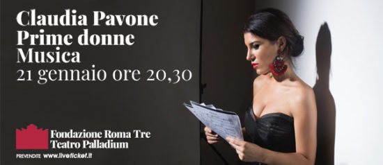 Prime Donne - Claudia Pavone a Glass al Teatro Palladium a Roma