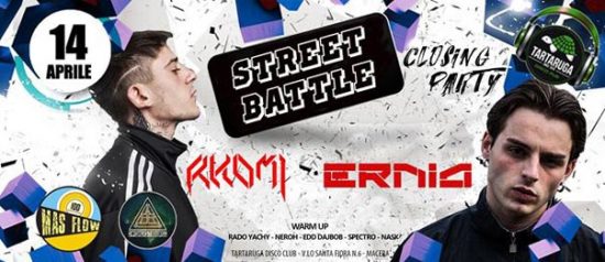 Closing Party "Street battle" Rkomi & Ernia al Tartaruga Disco Club di Macerata