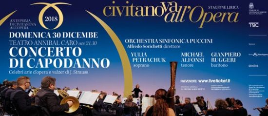 Civitanova all'Opera "Concerto di Capodanno" al Teatro Annibal Caro di Civitanova Marche Alta