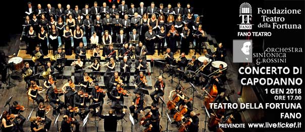 Orchestra Sinfonica G. Rossini “Concerto di Capodanno” al Teatro della Fortuna a Fano