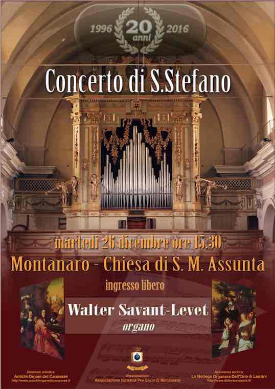 Concerto di Santo Stefano alla Chiesa Santa Maria Assunta a Montanaro