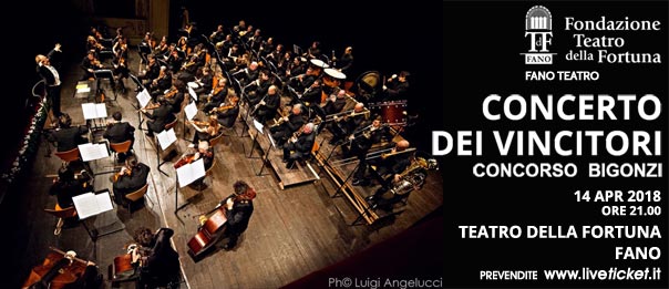 Concerto dei vincitori - Concorso Bigonzi al Teatro della Fortuna a Fano