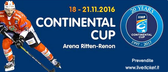 Hockey Continental Cup all'Arena Ritten di Renon