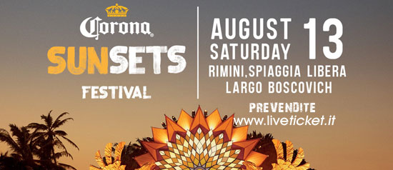 Corona Sunsets Music Festival a Rimini