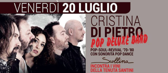 Cristina Di Pietro Live Music alla Tenuta Santini a Passano di Coriano