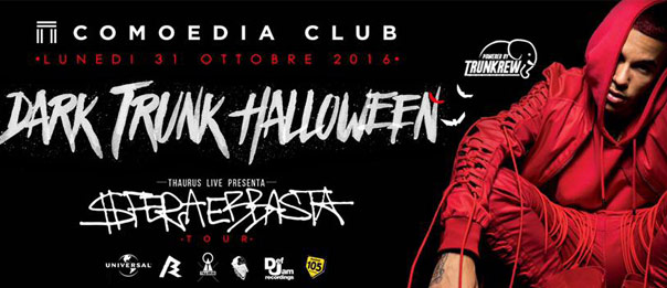 Dark Trunk Halloween "Sfera Ebbasta" al Comoedia Club di San Nicolò