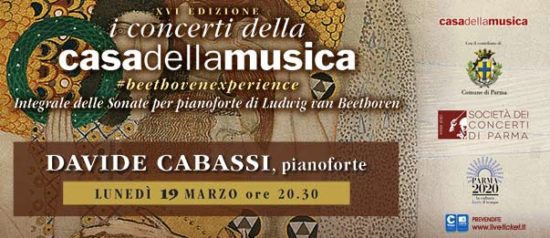 Davide Cabassi alla Casa della Musica a Parma