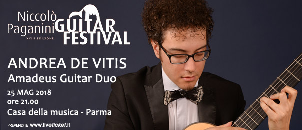 Andrea De Vitis - Amadeus Guitar Duo alla Casa della Musica a Parma