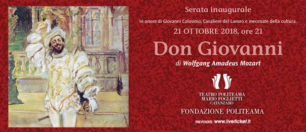 Don Giovanni al Teatro Politeama di Catanzaro