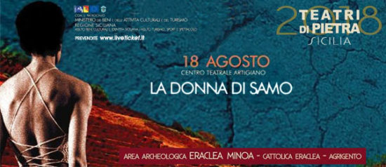 La Donna di Samo all'Area Archeologica Eraclea Minoa a Cattolica Eraclea (AG)