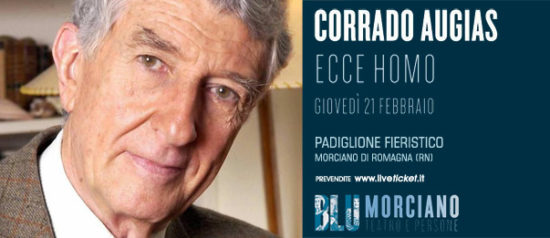 Corrado Augias "Ecce Homo. Anatomia di una condanna" al Padiglione Fieristico a Morciano di Romagna