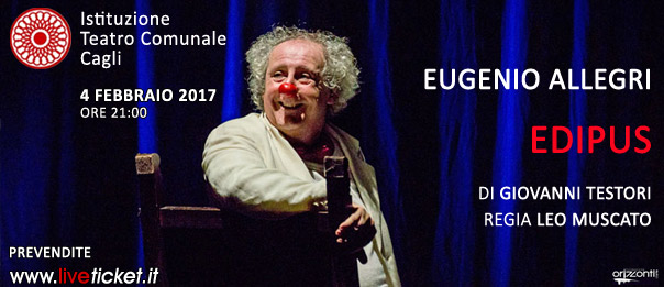Eugenio Allegri "Edipus" al Teatro di Cagli