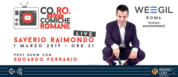 Saverio Raimondo al WEGIL a Roma