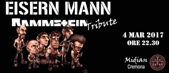 Eisern Mann - Rammstein Tribute al Midian Live Pub di Cremona