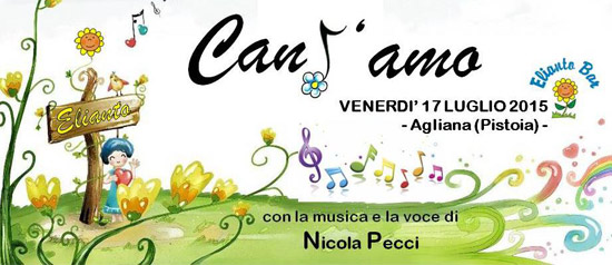 CanT'amo Elianto Bar & Nicola Pecci a San Piero Agliana