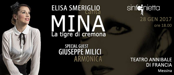 Elisa Smeriglio canta Mina al Teatro Annibale di Francia a Messina