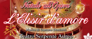 Natale all'Opera "L'elisir d'amore" al Teatro Serpente Aureo di Offida