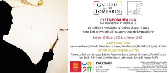 Extemporanea H24 alla Galleria Lombardi / La Nica a Palermo