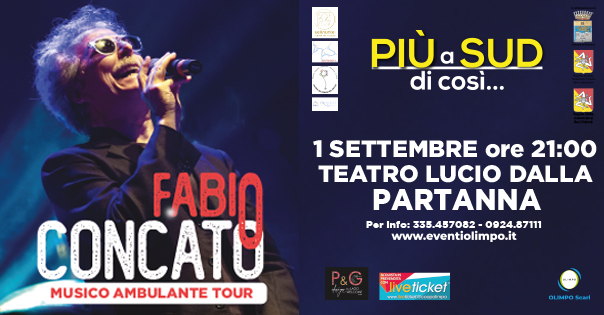 Musico ambulante tour 2021 - Fabio Concato a Partanna