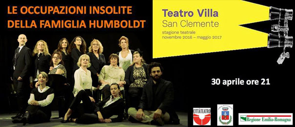 Le occupazioni insolite della famiglia Humboldt al Teatro Giustiniano Villa di San Clemente