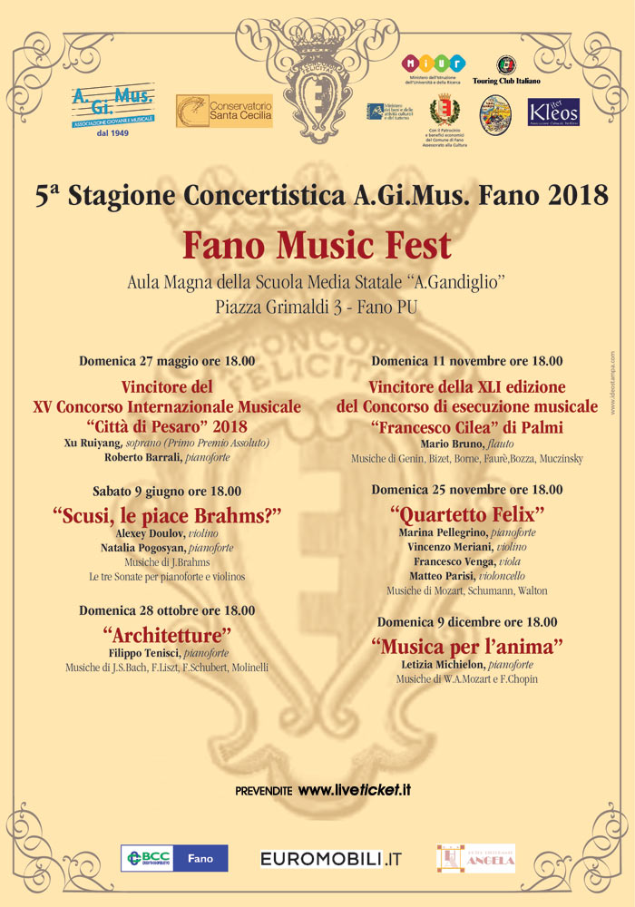 Fano music fest alla Scuola Media Statale "Gandiglio" a Fano