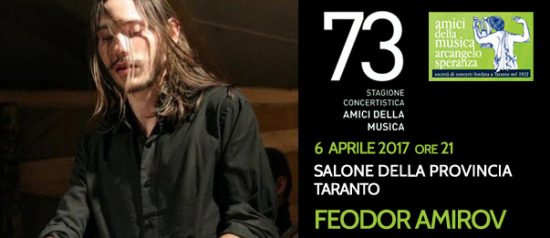 Feodor Amirov al Salone della Provincia di Taranto