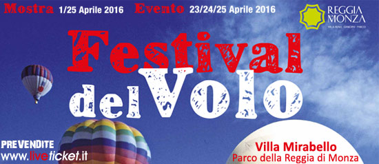 Festival del Volo a Villa Mirabello Parco della Reggia di Monza