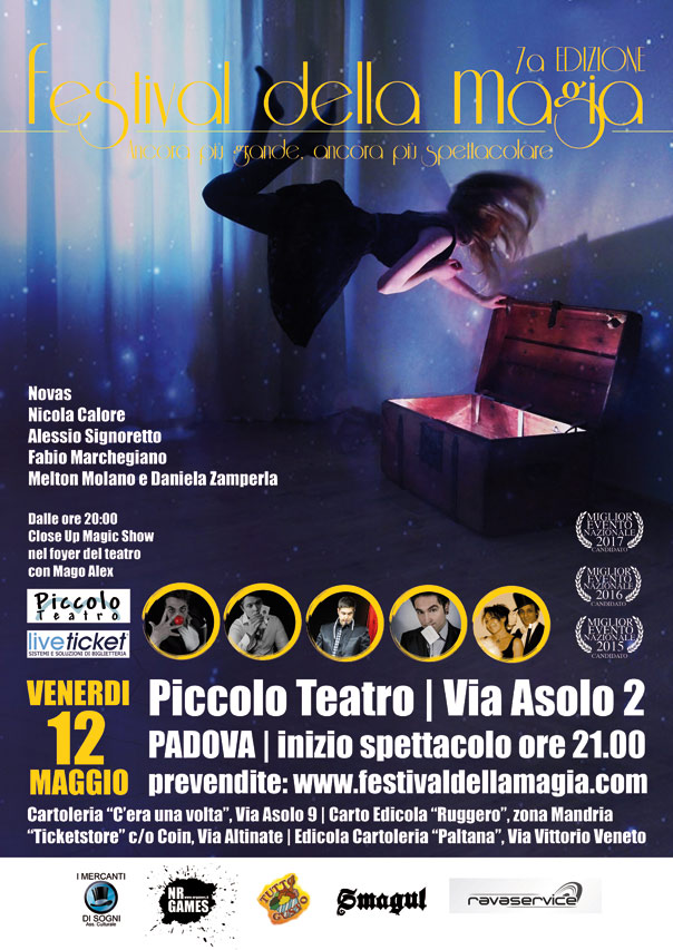 Festival della magia al Piccolo Teatro di Padova