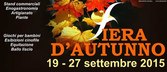 Fiera d'Autunno Colori, Sapori, Creatività del settembre Sangiulianese a Pontasserchio