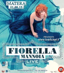 Fiorella Mannoia Live al Parco Castello Tramontano a Matera