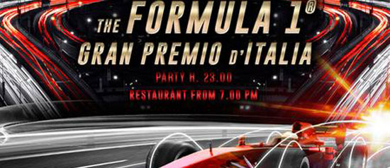 Gran premio di Formula 1 Party al Just Cavalli Club di Milano