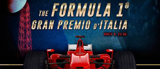 Gran premio di Formula 1 Party al Just Cavalli Club di Milano