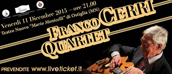 Franco Cerri Quartet al Teatro Nuovo Mario Monicelli di Ostiglia