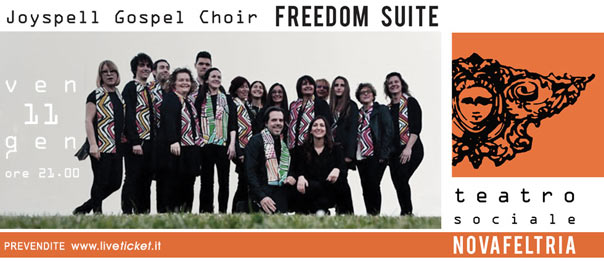 Joyspell Gospel Choir - Freedom Suite al Teatro Sociale di Novafeltria