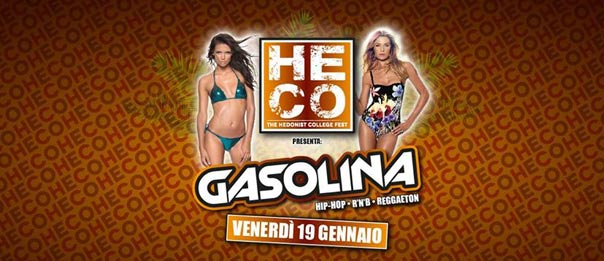 Gasolina all'Heco - The Hedonist College di Forlì