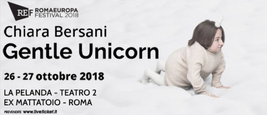 Romaeuropa Festival 2018 - Chiara Bersani "Gentle Unicorn" a La Pelanda a Roma