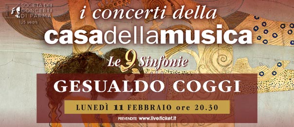 Gesualdo Coggi alla Casa della Musica a Parma