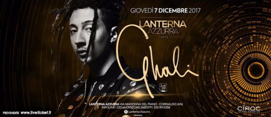 Ghali live al Lanterna Azzurra di Corinaldo