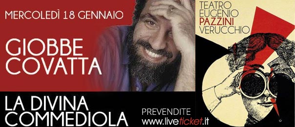 Giobbe Covatta "La Divina Commediola" al Teatro Pazzini di Verucchio