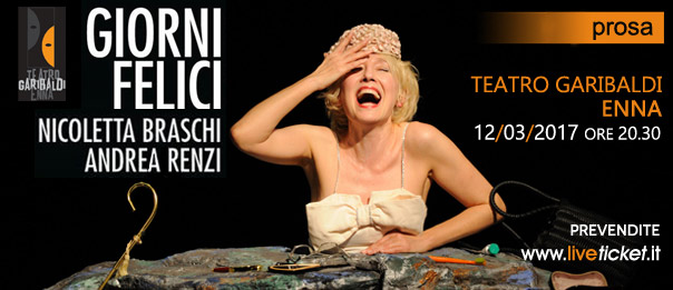 Nicoletta Braschi e Andrea Renzi "Giorni felici" al Teatro Garibaldi di Enna