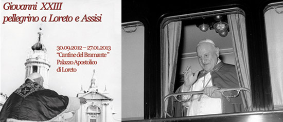 Giovanni XXIII pellegrino a Loreto e Assisi 