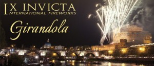 Fuochi d'artificio a Roma, per la Girandola di Castel Sant Angelo