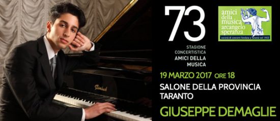 Giuseppe Demaglie - Pianoforte al Salone della Provincia di Taranto