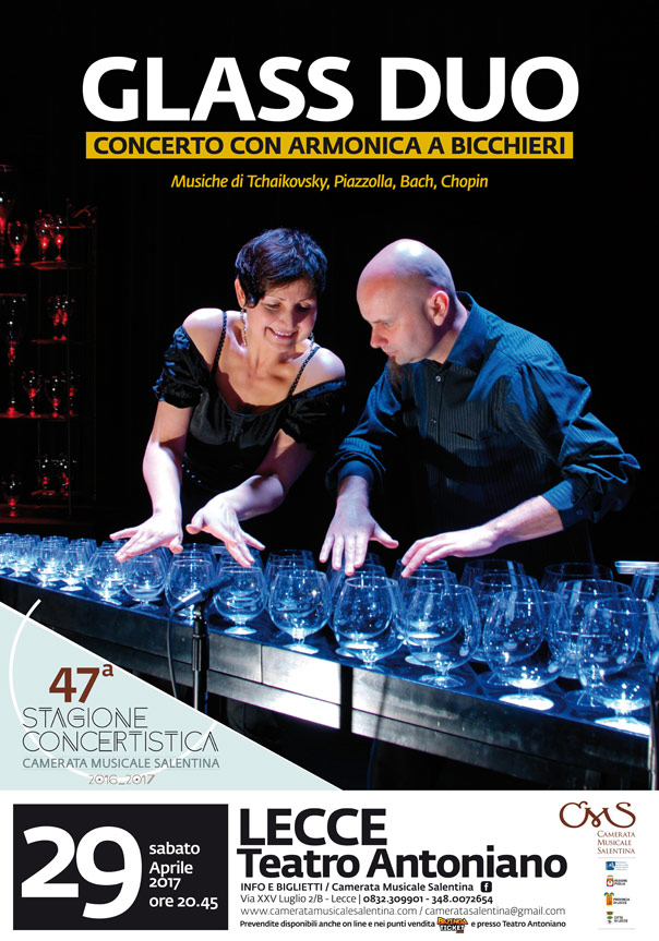 Glass duo al Teatro Antoniano di Lecce