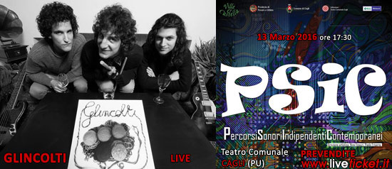 Glincolti live "Psic Festival" al Teatro di Cagli
