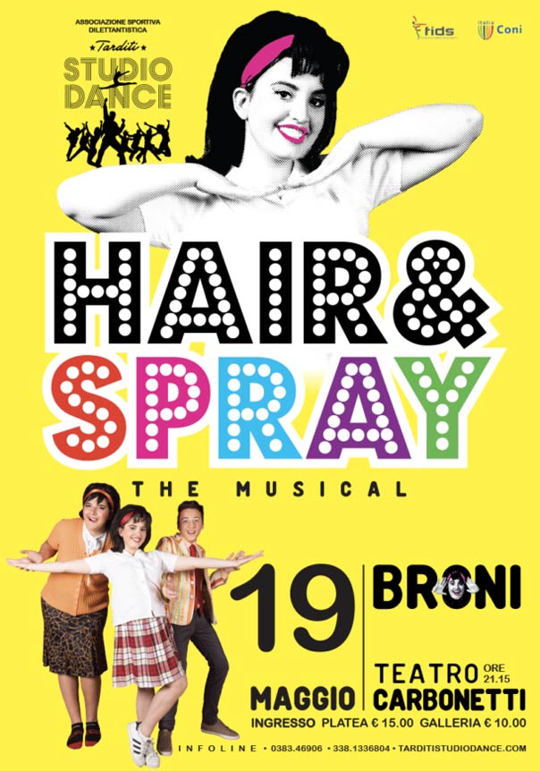 Hair & spray - The musical al Teatro Carbonetti a Broni