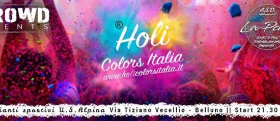 Holi - Color Party al Campo sportivo U.S. Alpina a Belluno