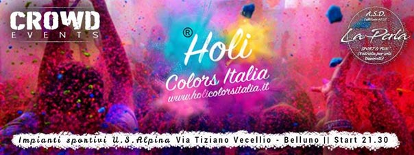 Holi - Color Party al Campo sportivo U.S. Alpina a Belluno
