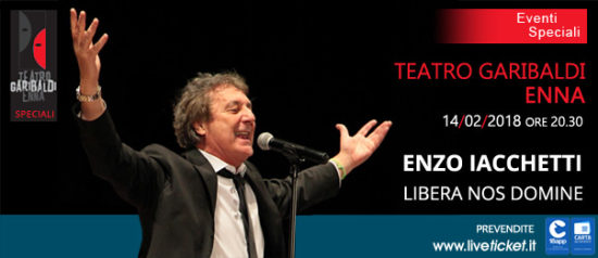 Enzo Iacchetti "Libera Nos Domine" al Teatro Garibaldi di Enna